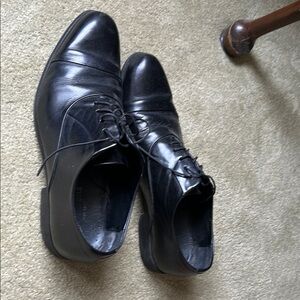 Kenneth Cole New York Black Leather Oxfords